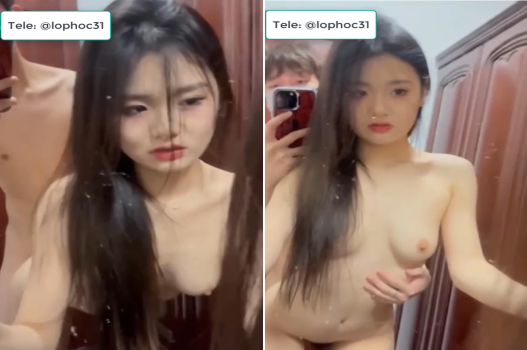 Xinh gái chịch trước gương cực đã